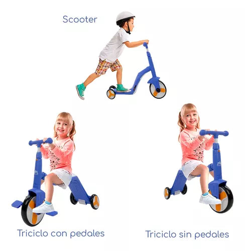 Revolucionario Scooter 3 en 1 con Guía